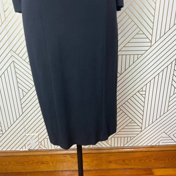 Ralph Lauren Black Label Classic BlackSheath Dress Size 6 - Picture 4 of 12